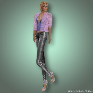 FaiRodis Spring outfit with mesh jeans