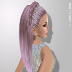 FaiRodis Freya hairstyle decoration with amazing holographic effect + FLOWER decor pack